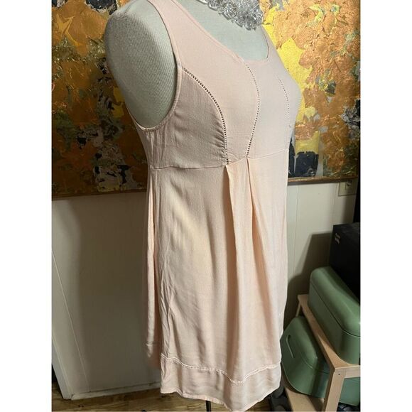 H & M Mama sweet peach sleeveless short maternity dress M - Picture 3 of 6